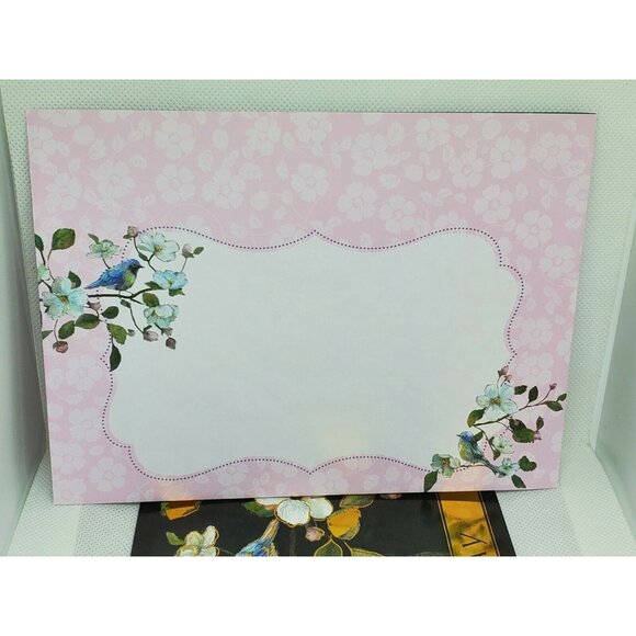 New Beginnings Happy Birthday Card – Black with Blue Bird and Floral Design - Picture 8 of 9